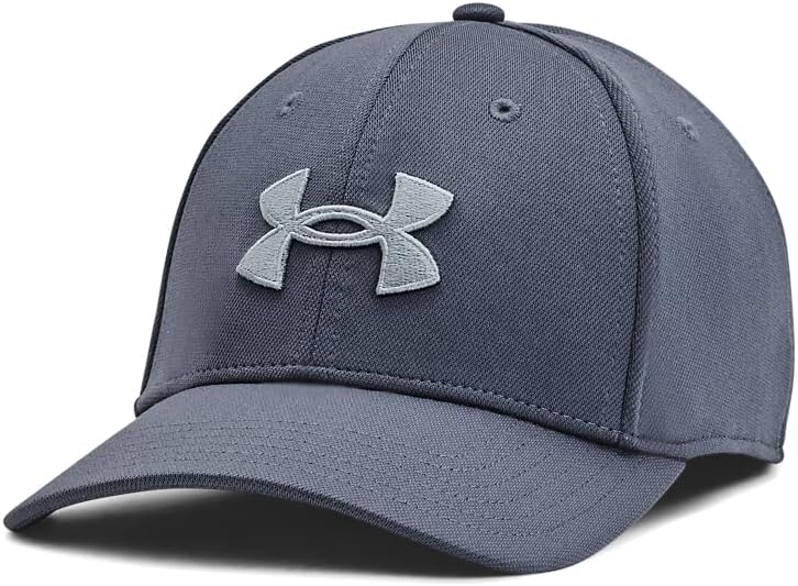 Under Armour Men's Blitzing Cap Stretch Fit - X - Large - XX - Large - (044) Downpour Gray / / Harbor Blue