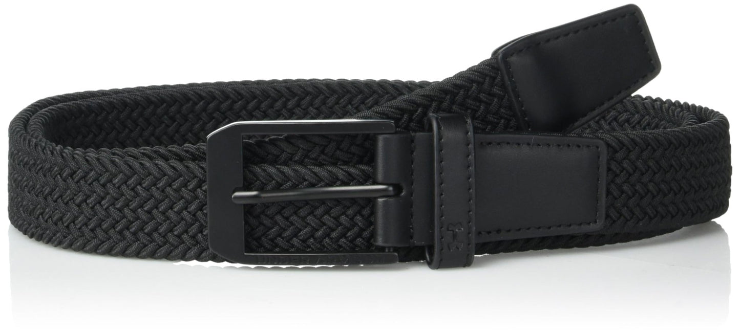 Under Armour Men's Braided Golf Belt - XX - Large - (001) Black / / Black