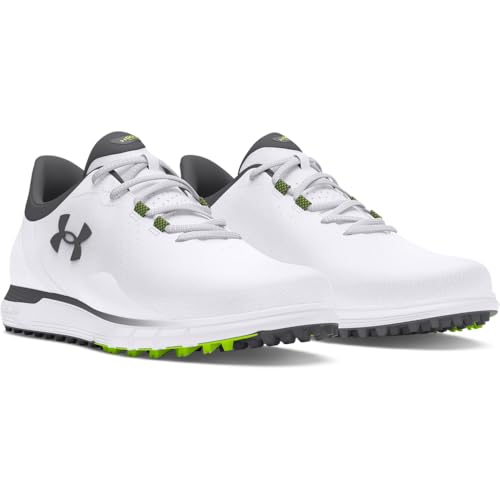 Under Armour Men's Drive Fade Spikeless Golf Shoe - 11 - (100) White/White/Titan Gray