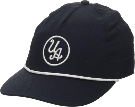 Under Armour Men's Drive Low Nylon Adjustable Hat, Black/White Quartz - 