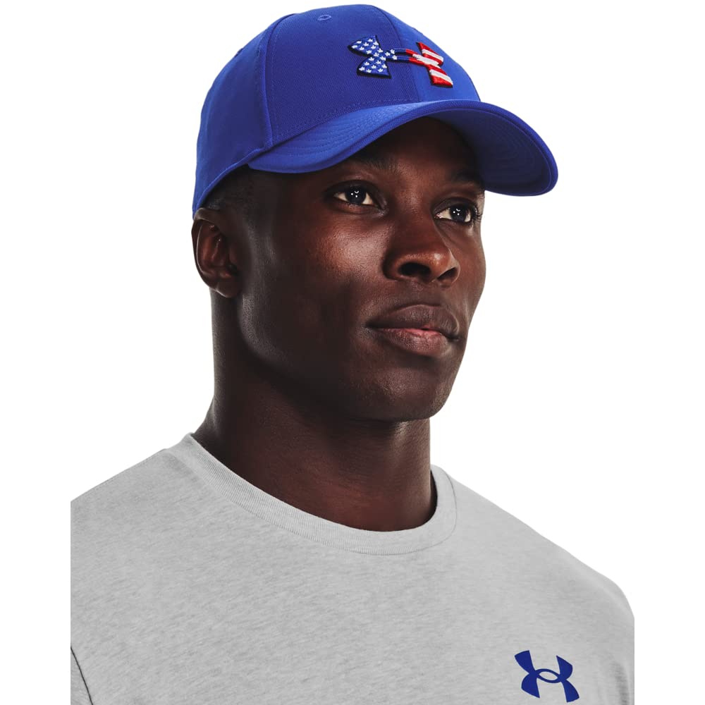 Under Armour Men's Freedom Blitzing Hat - Large - X - Large - White (100)/Black