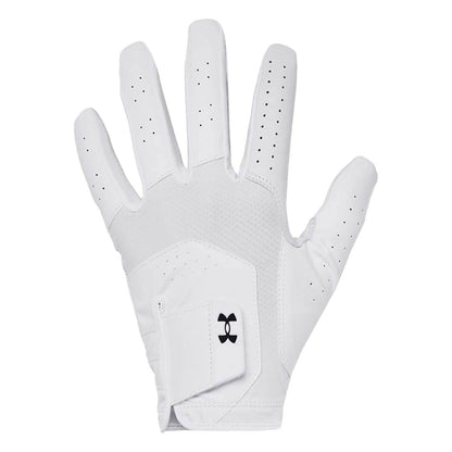 Under Armour Mens Iso - chill Golf Glove - Left Hand Medium Large - Black (001)/White