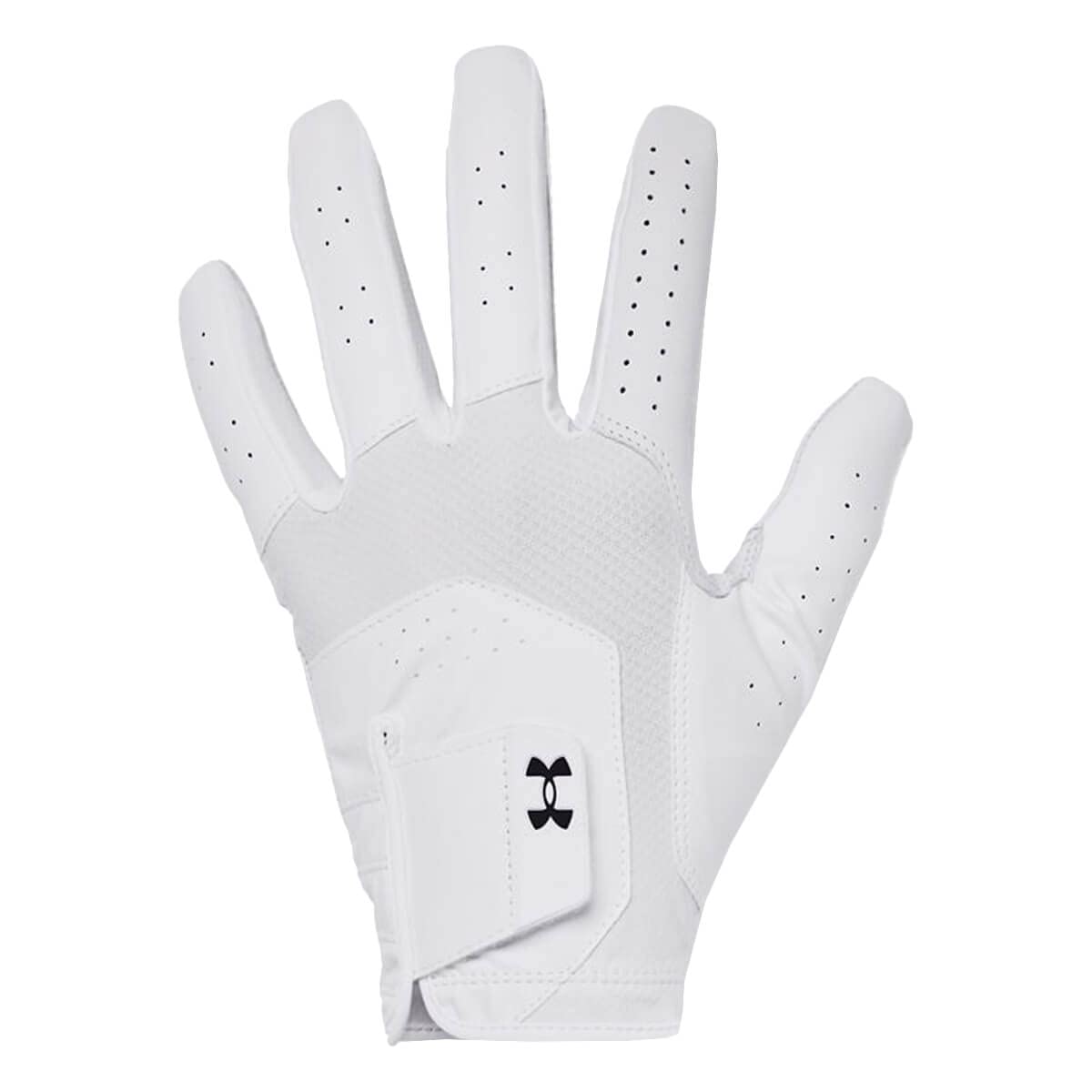 Under Armour Mens Iso - chill Golf Glove - Left Hand Medium Large - White (100)/Black