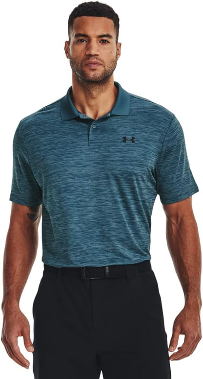 Under Armour Men's Matchplay Polo - (414) Static Blue / / Black - 4X - Large