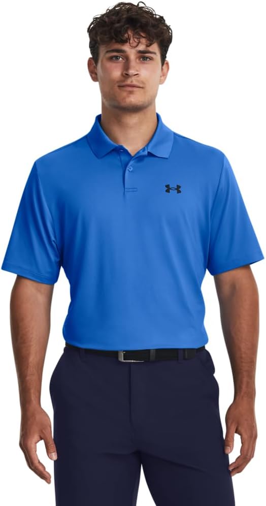 Under Armour Men's Matchplay Polo - (418) Blue Smoke / / Midnight Navy - Medium Tall