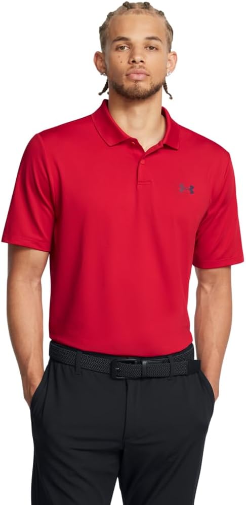 Under Armour Men's Matchplay Polo - (601) Red / / Midnight Navy - 3X - Large