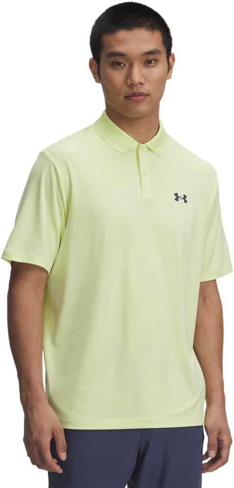 Under Armour Men's Matchplay Polo - (728) Sonic Yellow / / Downpour Gray - 4X - Large
