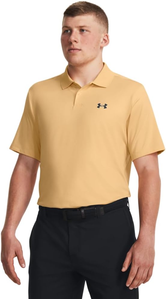 Under Armour Men's Matchplay Polo - (792) Mesa Yellow / / Downpour Gray - 3X - Large