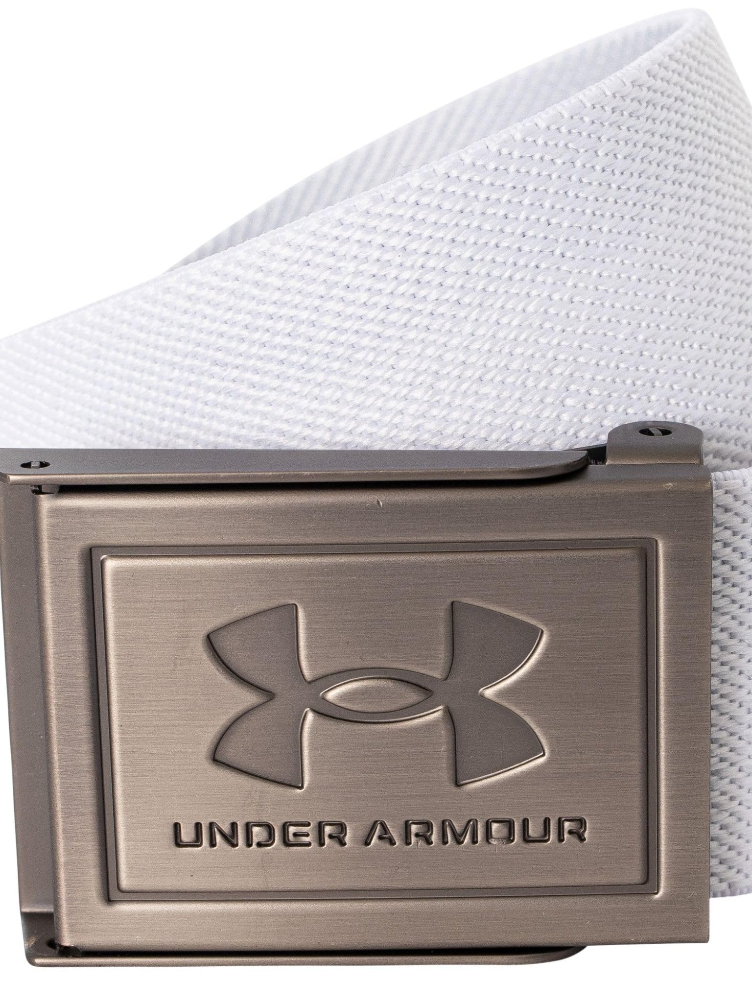 Under Armour Men's Stretch Webbing Belt - One Size Fits Most - (410) Midnight Navy / Khaki Base / Castlerock