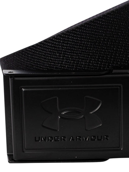 Under Armour Men's Stretch Webbing Belt - One Size Fits Most - (410) Midnight Navy / Khaki Base / Castlerock