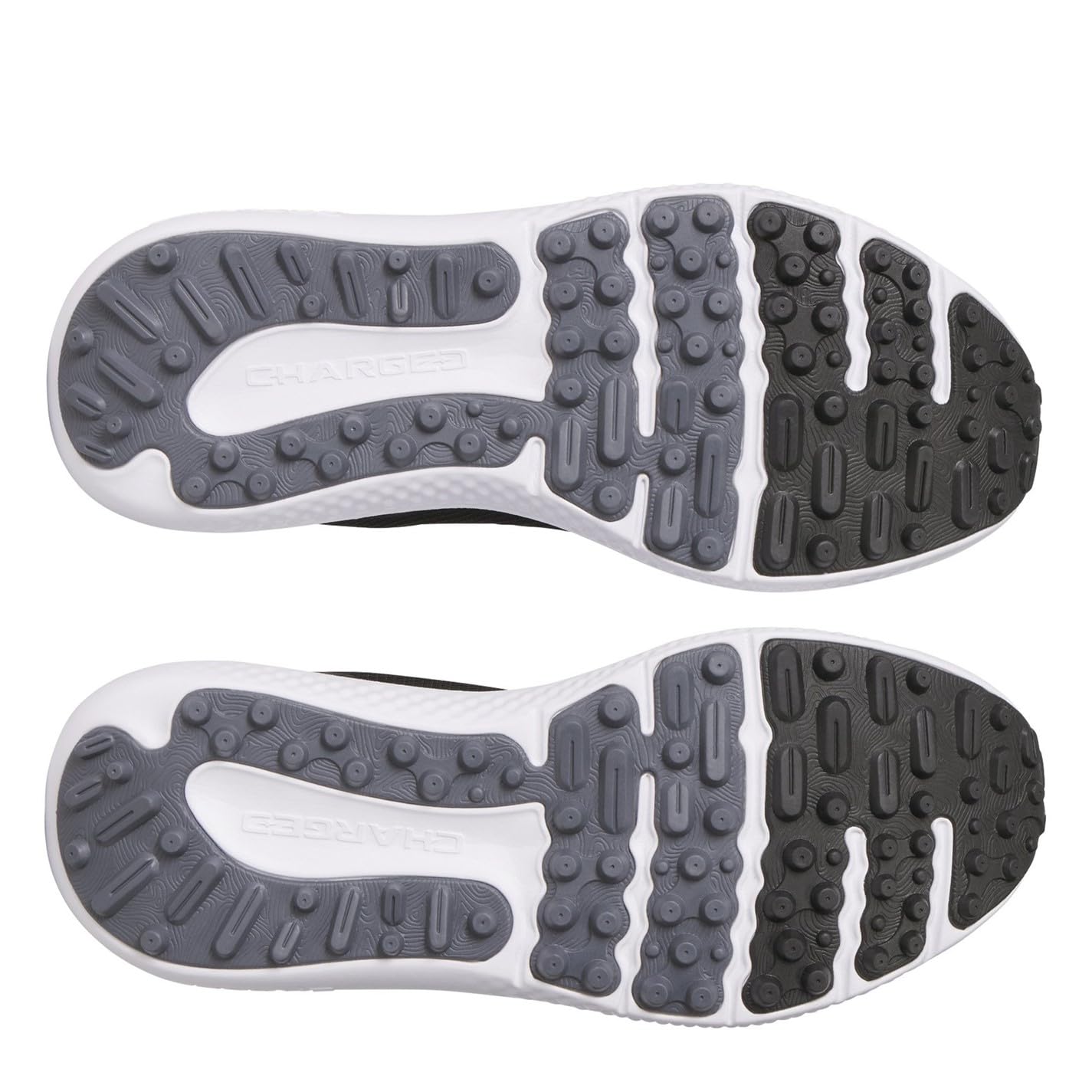 Under Armour Men's Surge Golf Cleat Sneaker - 9 - (014) Halo Gray/Halo Gray/Metallic Silver