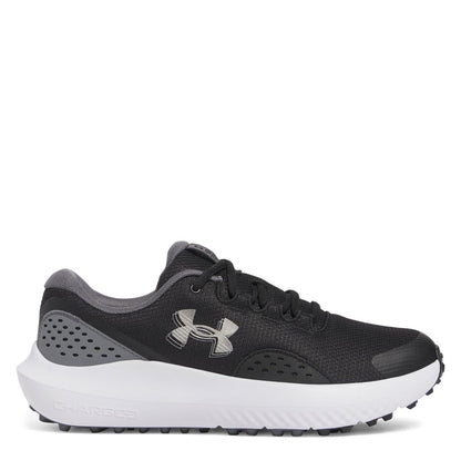 Under Armour Men's Surge Golf Cleat Sneaker - 9 - (014) Halo Gray/Halo Gray/Metallic Silver