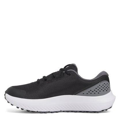 Under Armour Men's Surge Golf Cleat Sneaker - 9 - (014) Halo Gray/Halo Gray/Metallic Silver
