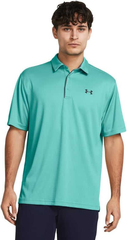 Under Armour Men's Tech Golf Polo - 3X - Large - (522) Galaxy Purple / / Pitch Gray