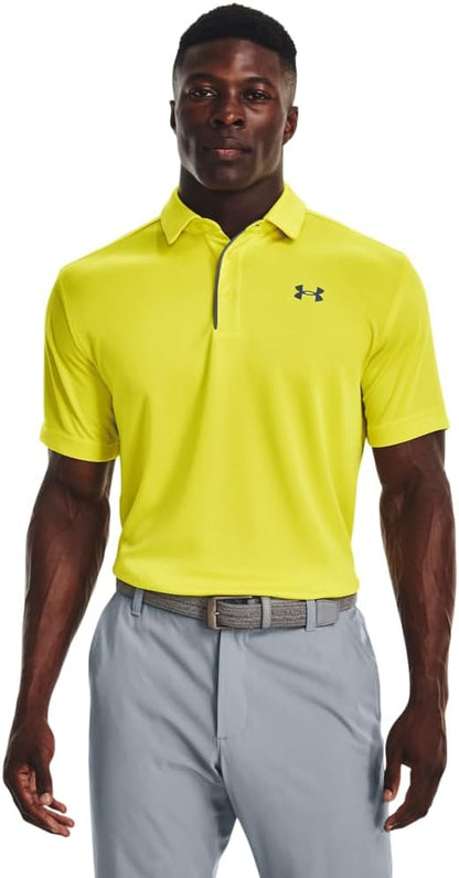 Under Armour Men's Tech Golf Polo - 3X - Large - (522) Galaxy Purple / / Pitch Gray