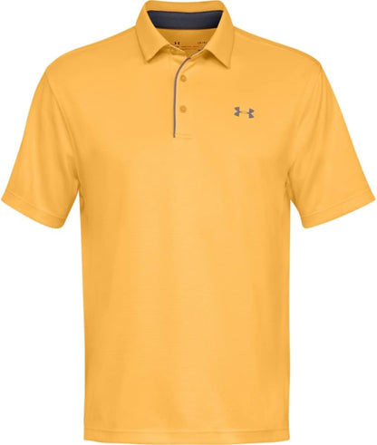 Under Armour Men's Tech Golf Polo - Large - Mango Orange