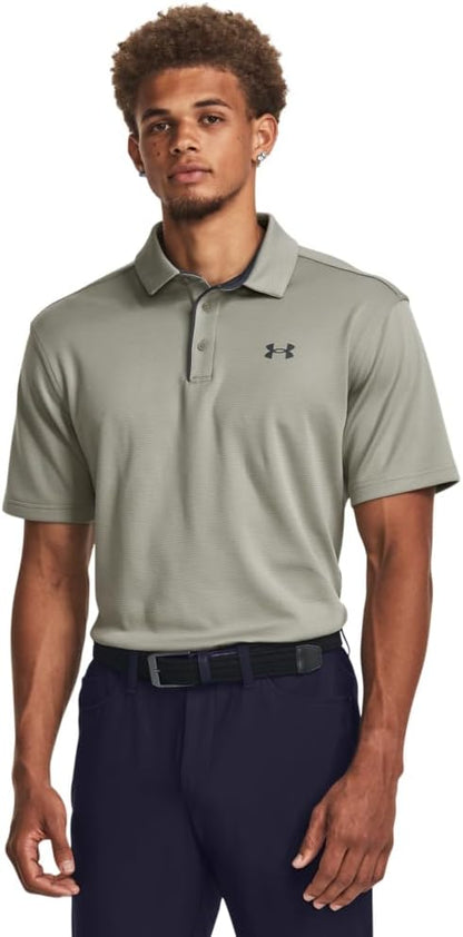 Under Armour Men's Tech Golf Polo - Medium Tall - (504) Grove Green / / Pitch Gray