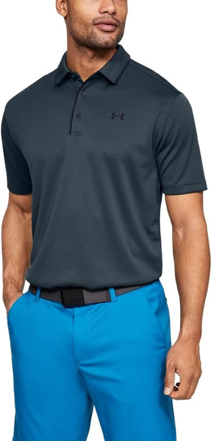 Under Armour Men's Tech Golf Polo - Medium - Wire/ Wire