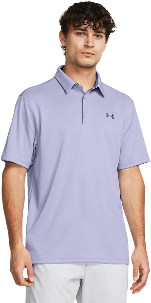 Under Armour Men's Tech Golf Polo - Small Tall - (539) Celeste / / Pitch Gray