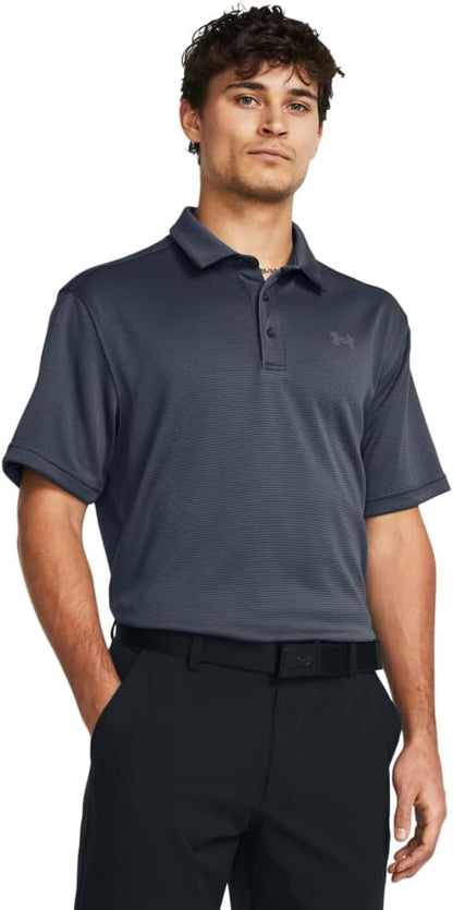 Under Armour Men's Tech Golf Polo - X - Large Tall - (045) Downpour Gray / / Pitch Gray