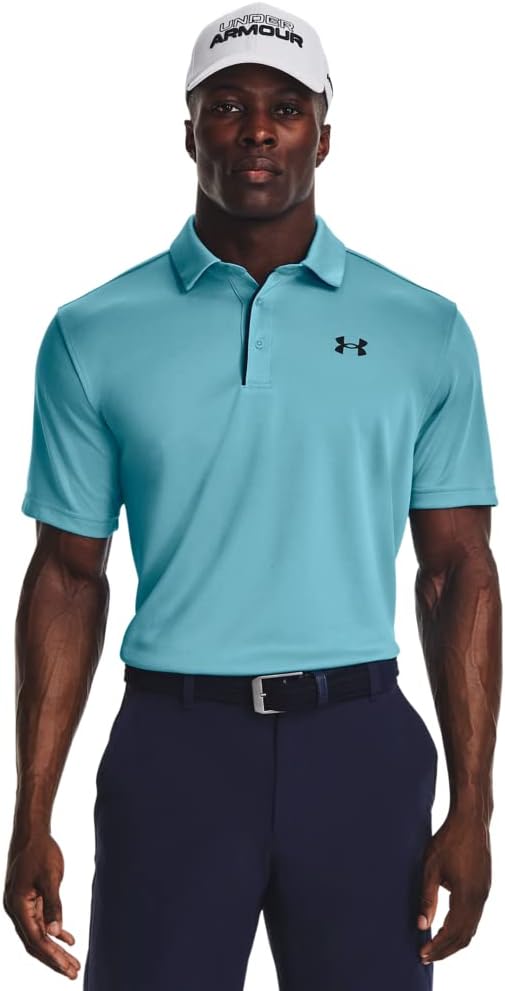 Under Armour Men's Tech Golf Polo - X - Large - (433) Glacier Blue / / Black