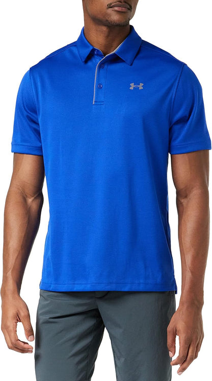 Under Armour Men's Tech Golf Polo - X - Large - Blue/ Graphite/ Graphite