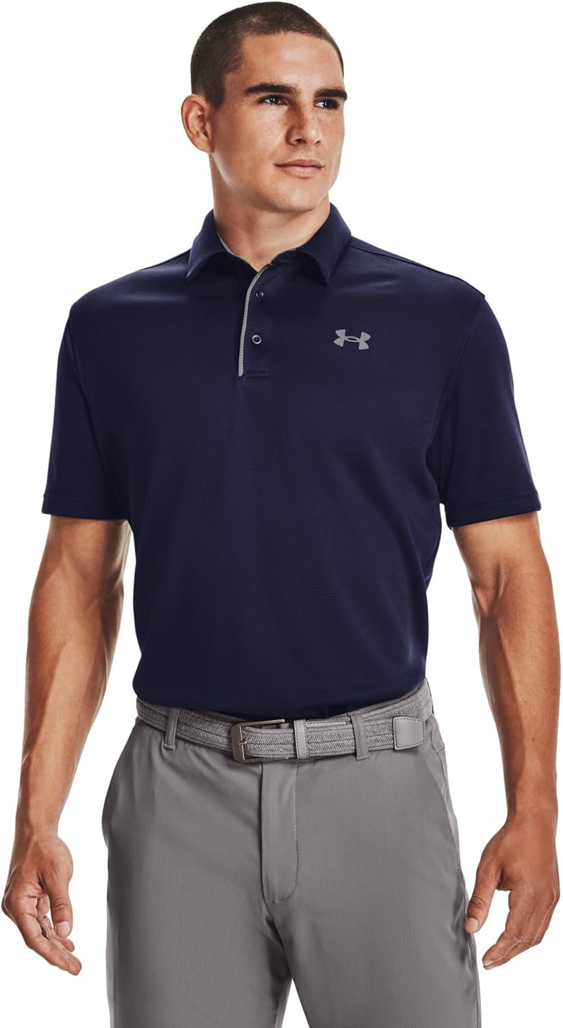 Under Armour Men's Tech Golf Polo - X - Large - Midnight Navy (410)/Graphite