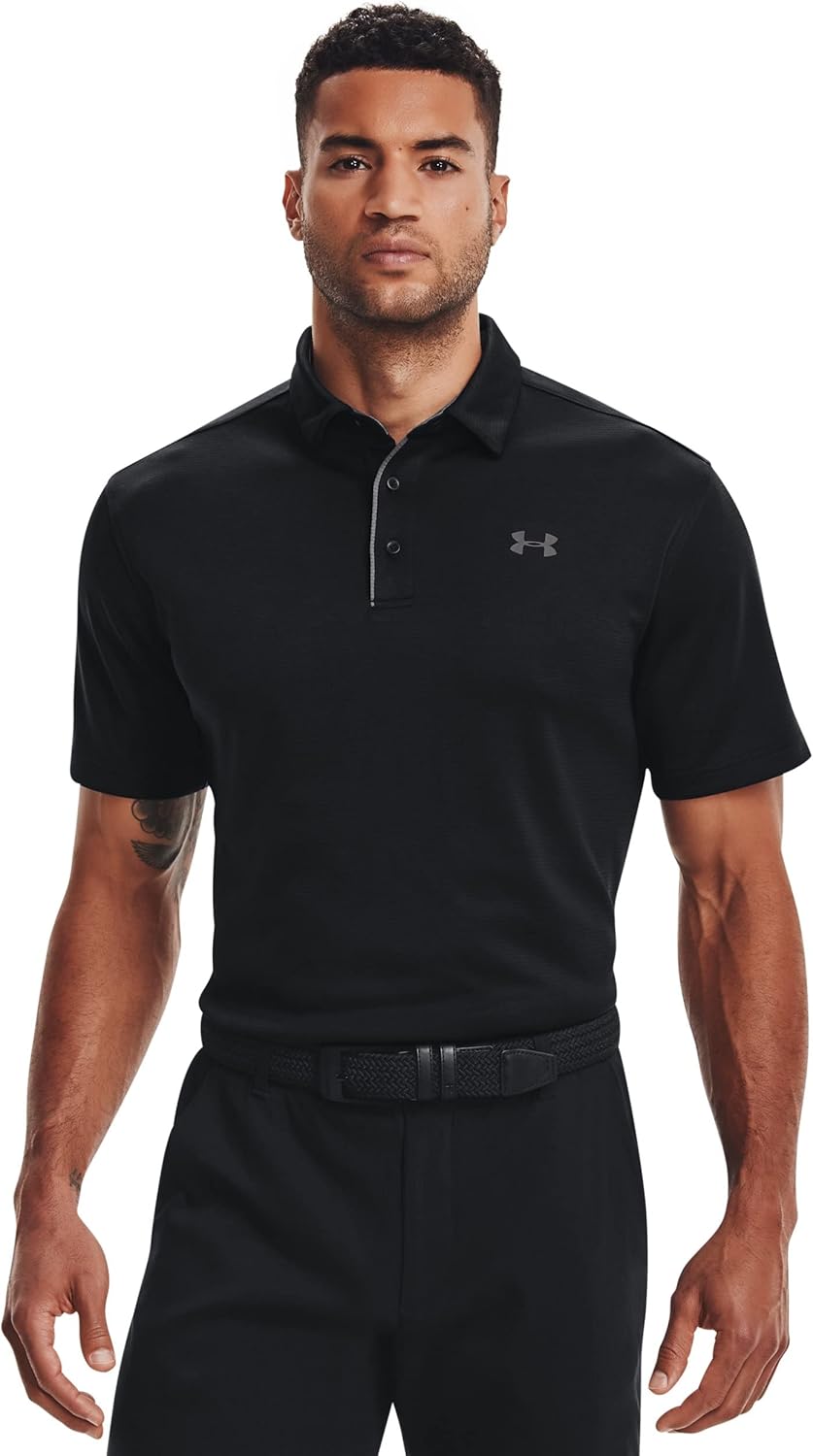 Under Armour Men's Tech Golf Polo - X - Small - Black (001)/Graphite