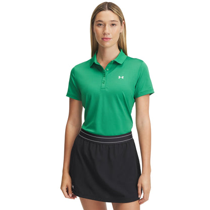 Under Armour Women's Active Short Sleeve Polo - Medium - (410) Midnight Navy / / White