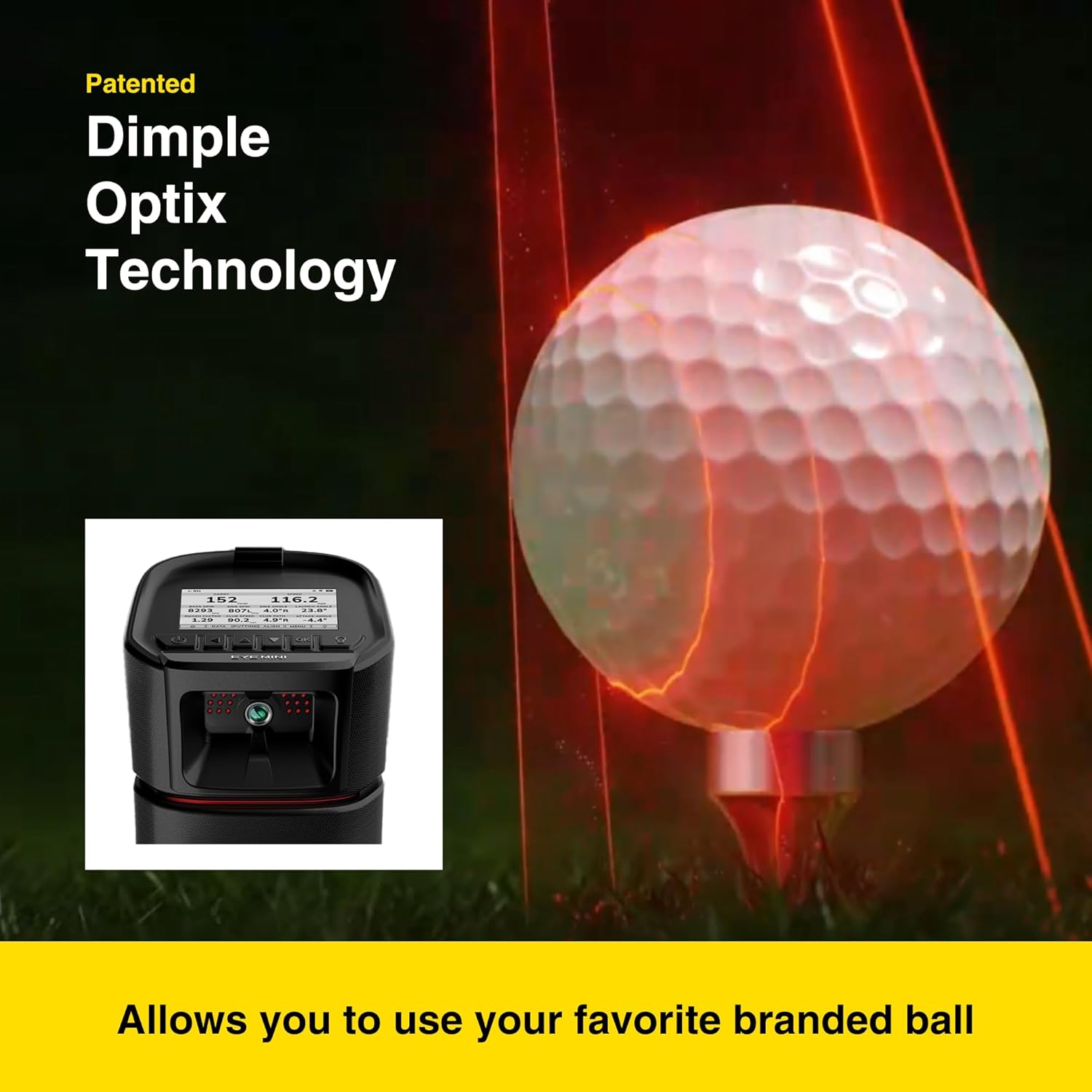 Uneekor Eye MINI - Outdoor/Indoor Golf Launch Monitor & Simulator - Uneekor