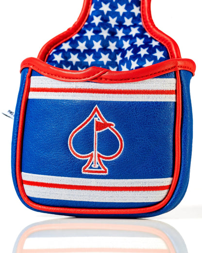 USA Tribute 2.0 - Mallet Putter Cover - Pins and Aces