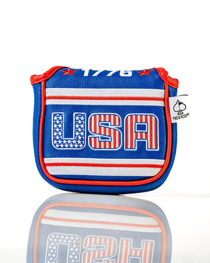 USA Tribute 2.0 - Mallet Putter Cover - Pins and Aces