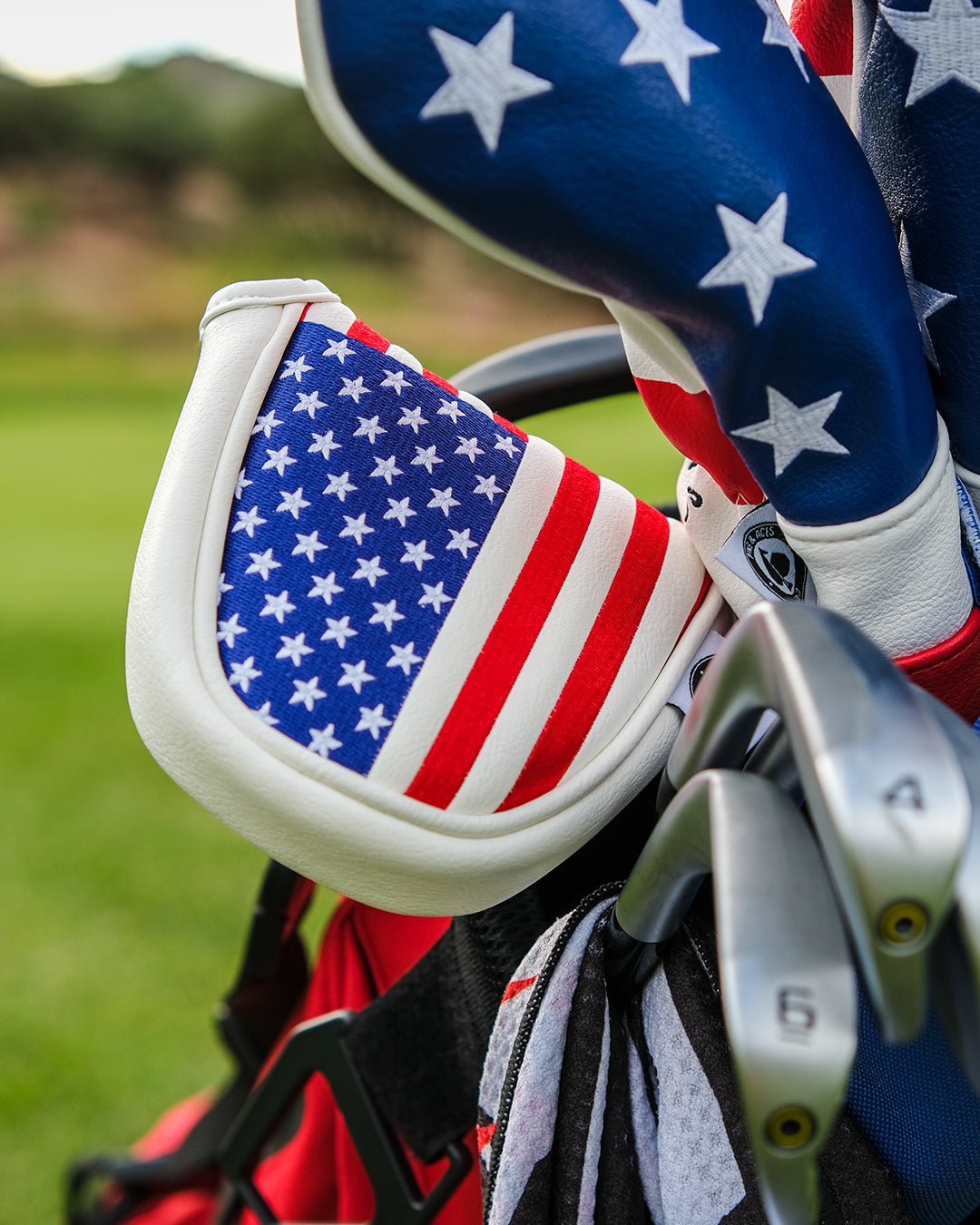 USA Tribute - Mallet Putter Cover - Pins and Aces