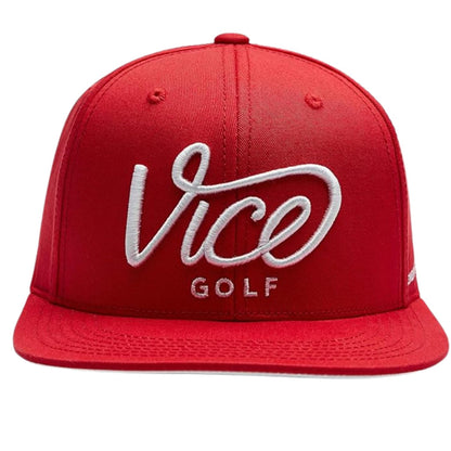 Vice Golf Crew Cap - One Size - Crimson