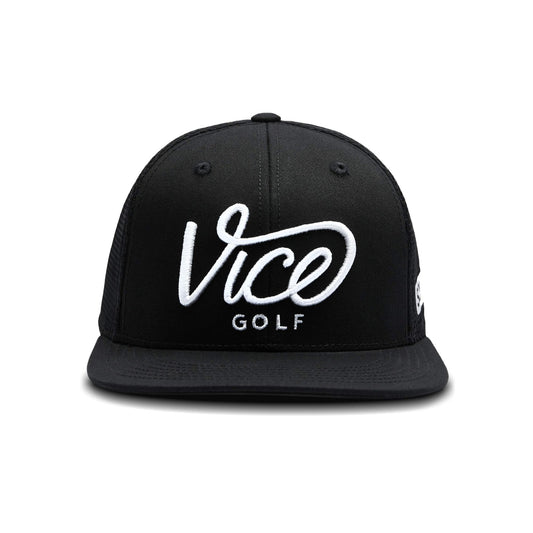 Vice Golf Squad Cap - Medium - All Black