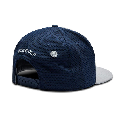 Vice Golf Squad Cap - Medium - Navy/Grey