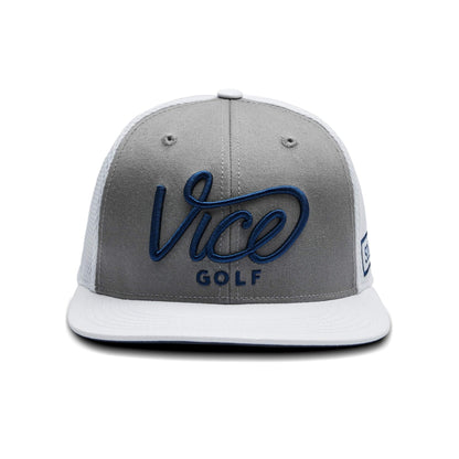 Vice Golf Squad Cap - One Size - White/Grey