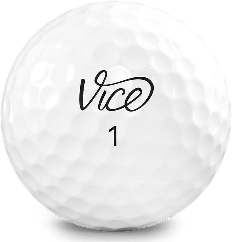 Vice Pro Golf Balls - White -