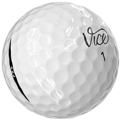 Vice Pro Golf Balls - White - 