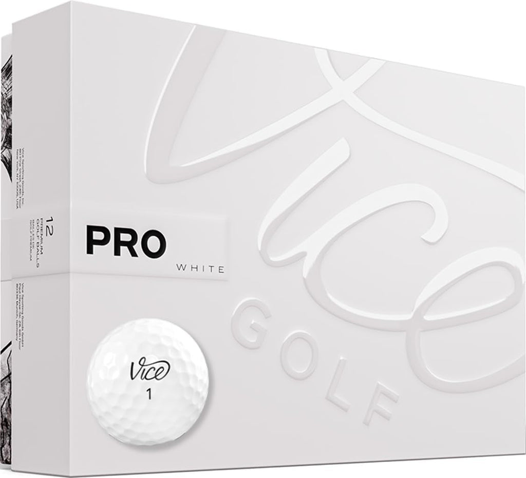 Vice Pro Golf Balls - White -