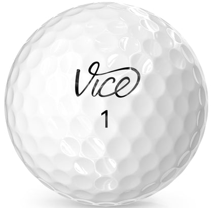 Vice Pro Golf Balls - White - 