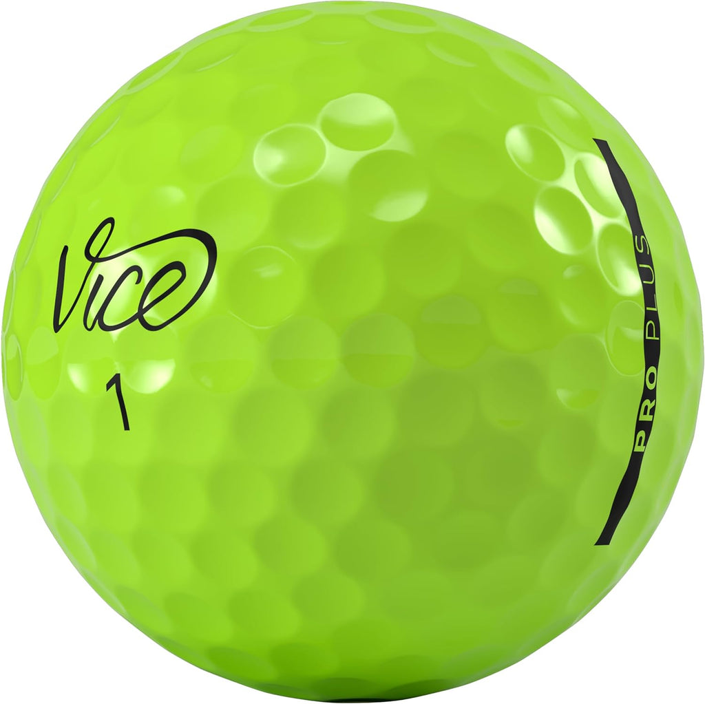 VICE Pro plus Golf Balls - Neon Lime -