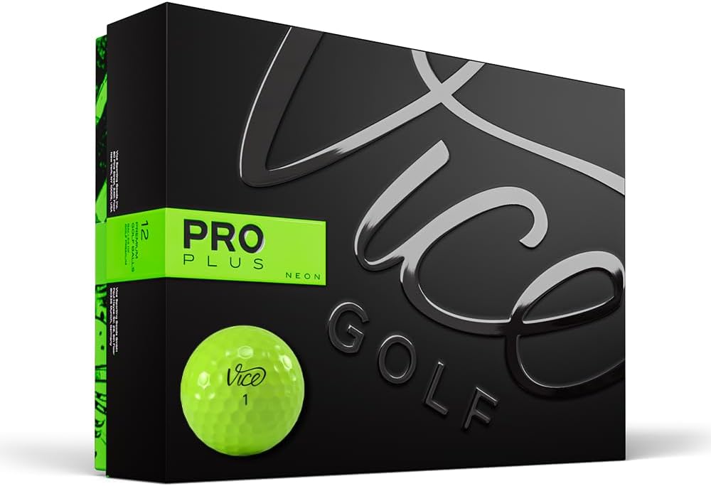 VICE Pro plus Golf Balls - Neon Lime -