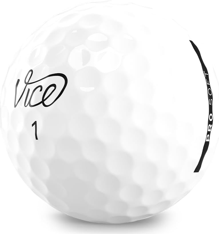 VICE Pro Soft Golf Balls - White -