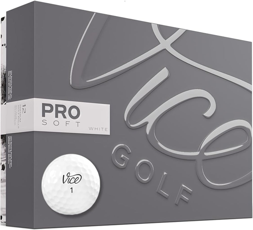 VICE Pro Soft Golf Balls - White -