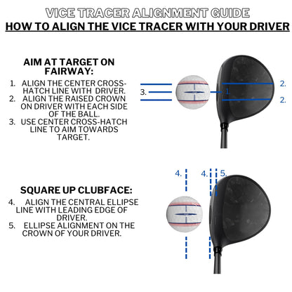 Vice Tracer Golf Balls - Vice