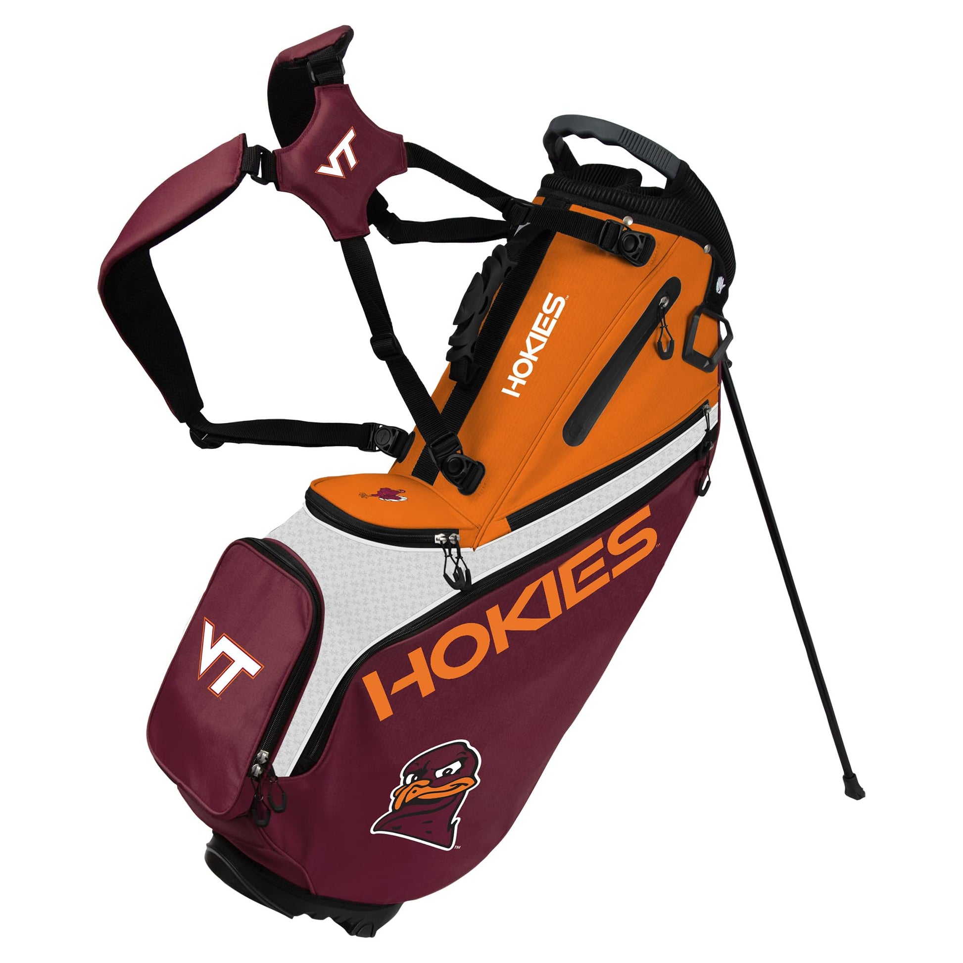 Virginia Tech Back Nine Stand Bag NCAA |Team Effort - Team Effort