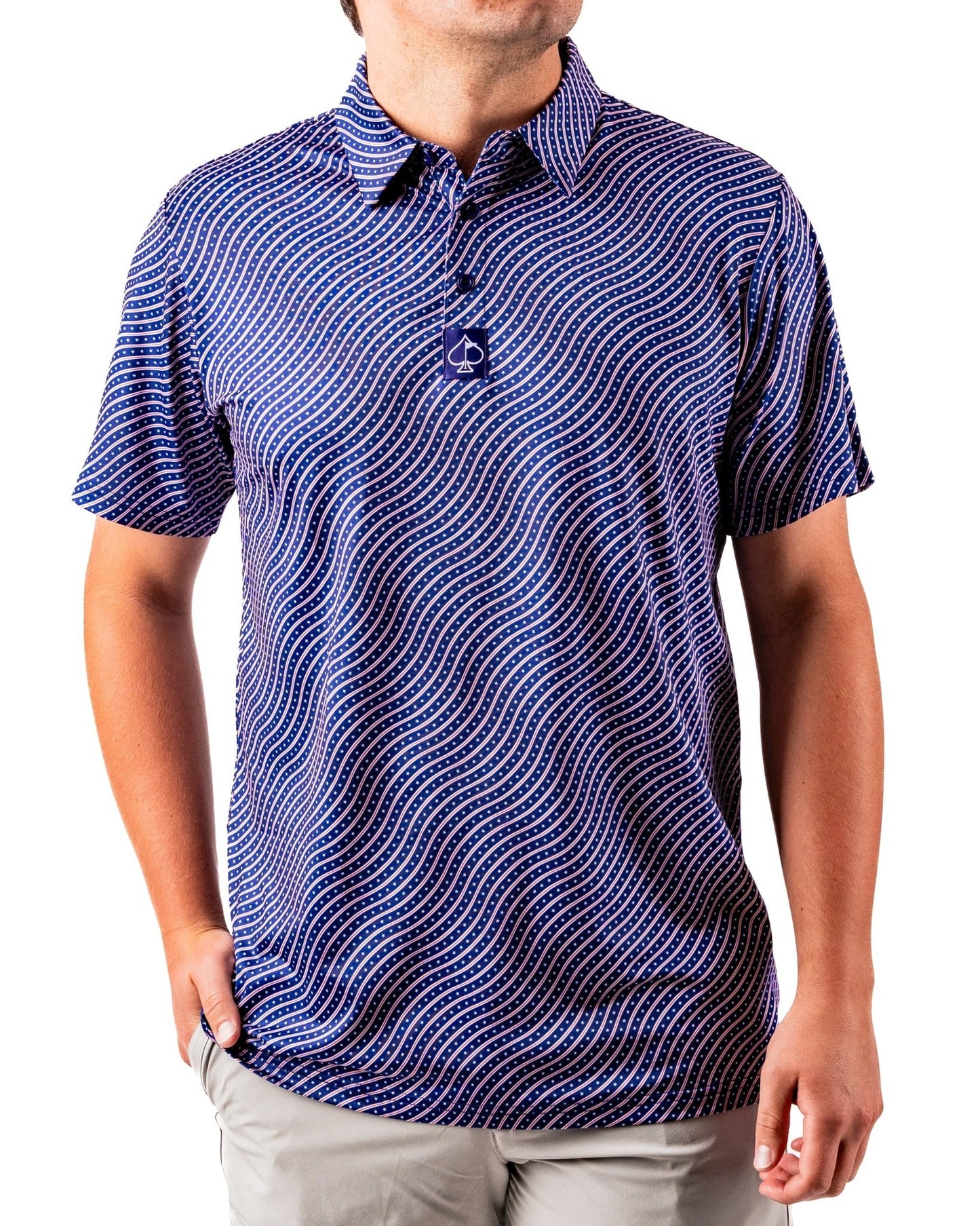 Wavy Stars and Stripes - Pins and Aces