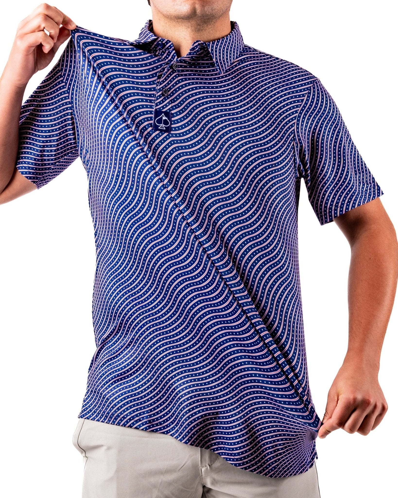 Wavy Stars and Stripes - Pins and Aces