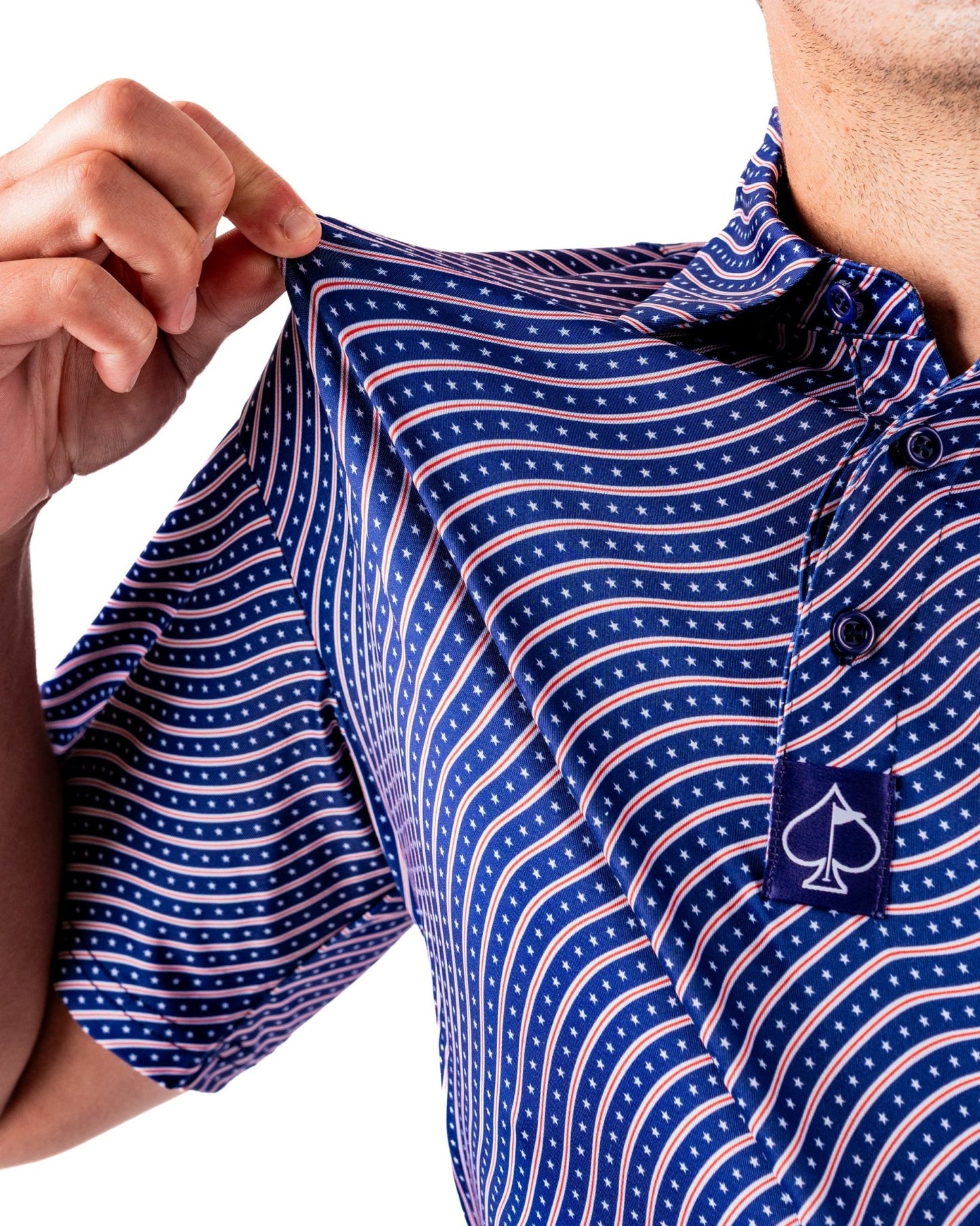 Wavy Stars and Stripes - Pins and Aces